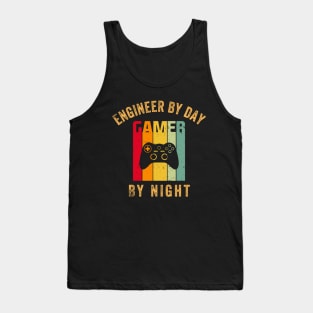 Engineer By Day Gamer By Night Tank Top